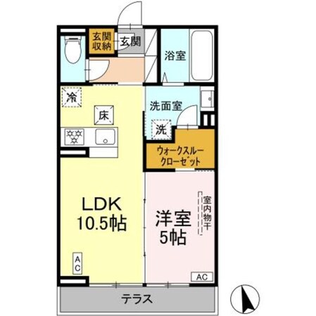 仮）D-room伊勢原三丁目の物件間取画像